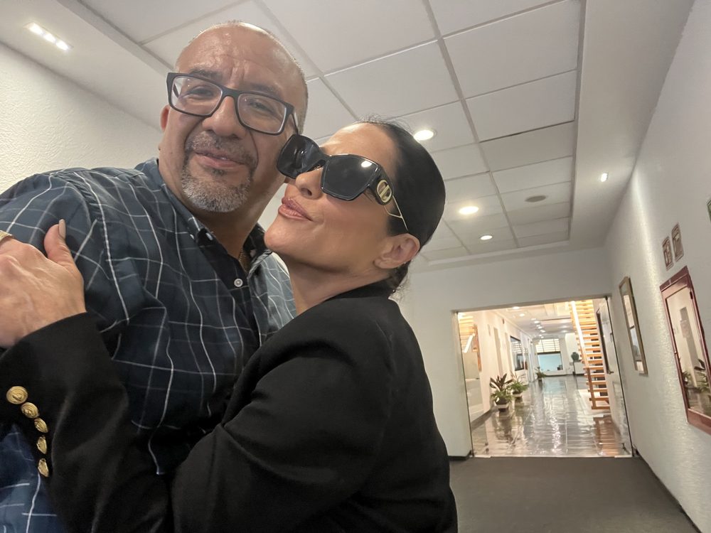 Mario Citalán con Martha Debayle